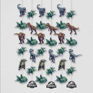 Jurassic Into The Wild Hanging String Decorations Pack of 6