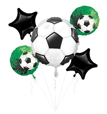 Bouquet Goal Getter Soccer Pack of 5 Balloon