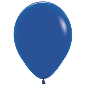 Sempertex 30cm Fashion Royal Blue Latex Balloons 041, 25PK Pack of 25