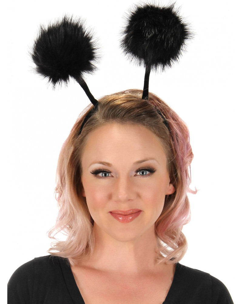 Bendy Bug Pom Antennae Deluxe Headband
