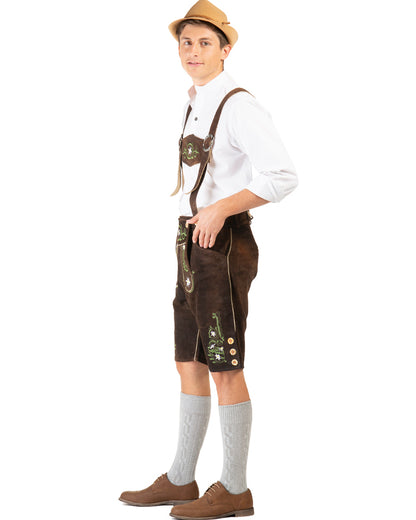 Heinrich Authentic Leather Lederhosen Plus Size Mens Costume