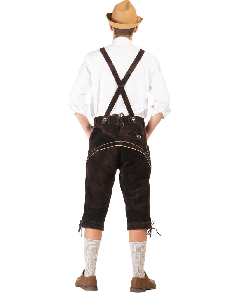 Karl Authentic Leather Lederhosen Plus Size Mens Costume