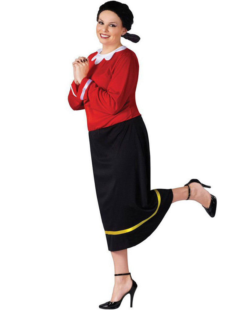 Olive Oyl Womens Plus Size Costume