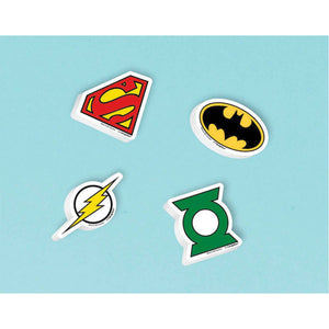 Justice League Eraser Favours Pack of 12