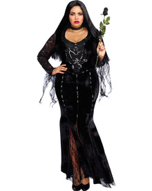 Frightfully Beautiful Womens Plus Size Halloween Costume