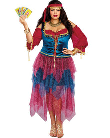 Gypsy Womens Plus Size Halloween Costume