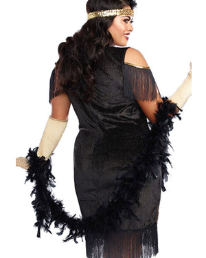 20s Swanky Flapper Womens Plus Size Costume