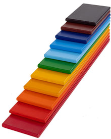 11 Wooden Rainbow Planks