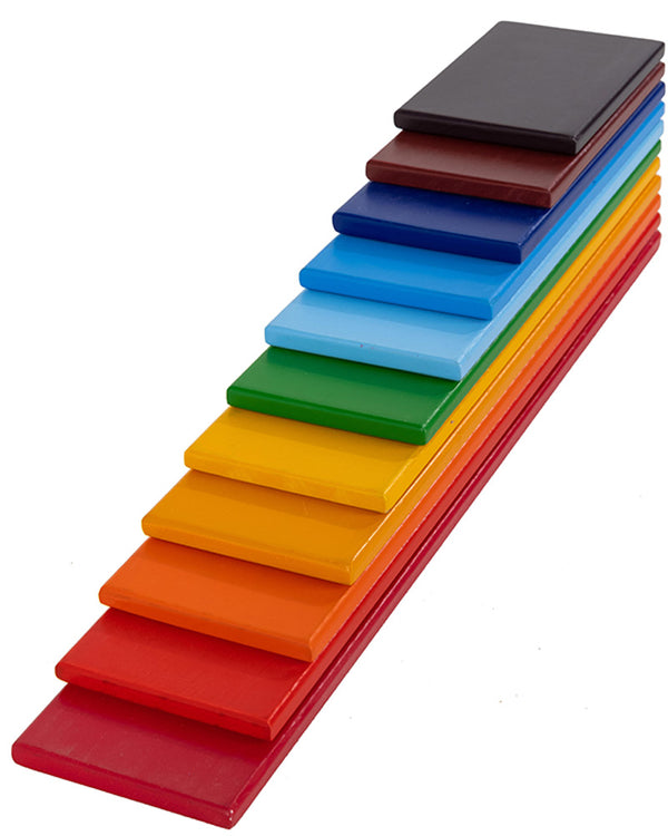 11 Wooden Rainbow Planks