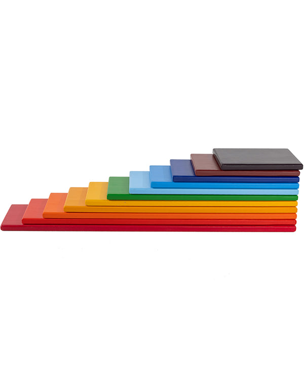 11 Wooden Rainbow Planks