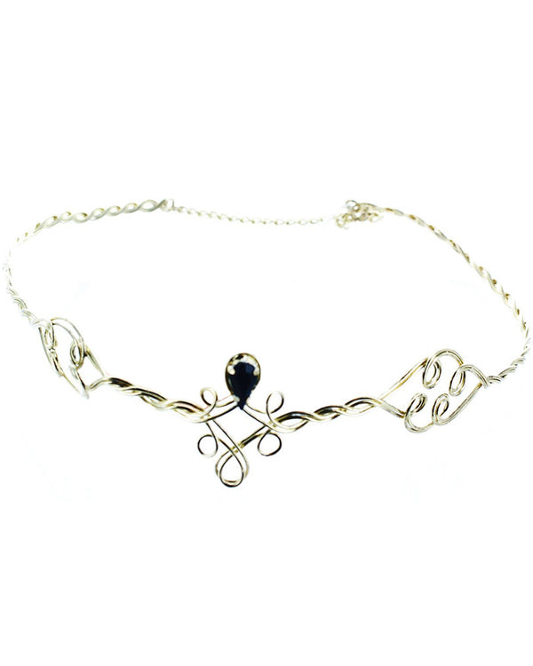 Antique Gold and Black Circlet