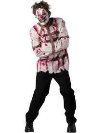 Circus Psycho Clown Mens Halloween Costume
