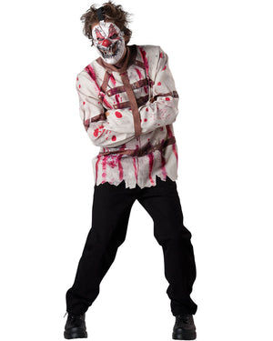 Circus Psycho Clown Mens Costume