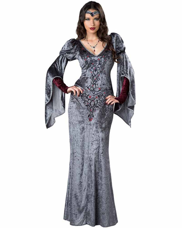 Dark Medieval Maiden Womens Costume