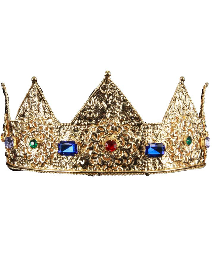 Adjustable Gold Pointed Deluxe Crown