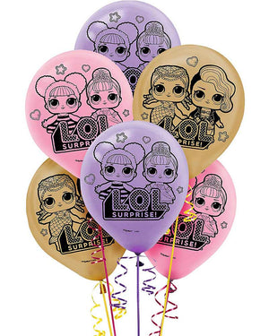 Lol Surprise Latex Balloons Pack of 6