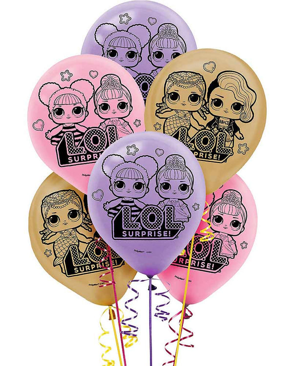 Lol Surprise Latex Balloons Pack of 6