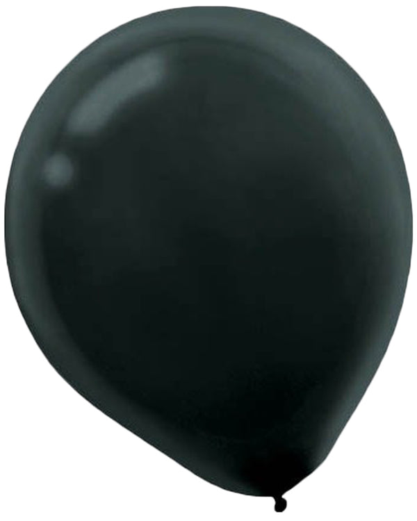 Black Latex Balloons Pack of 15