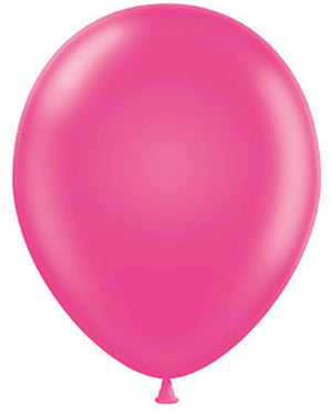 Bright Pink Latex Balloons Pack of 15