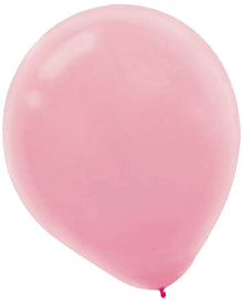 New Pink Latex Balloons Pack of 15