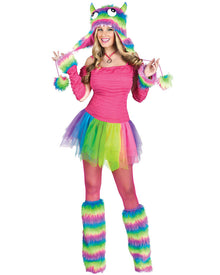 Rockin Rainbow Monster Womens Halloween Costume