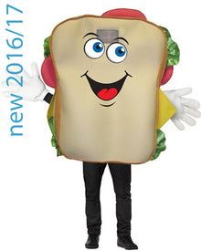 Sandwich Waver Mascot Costume
