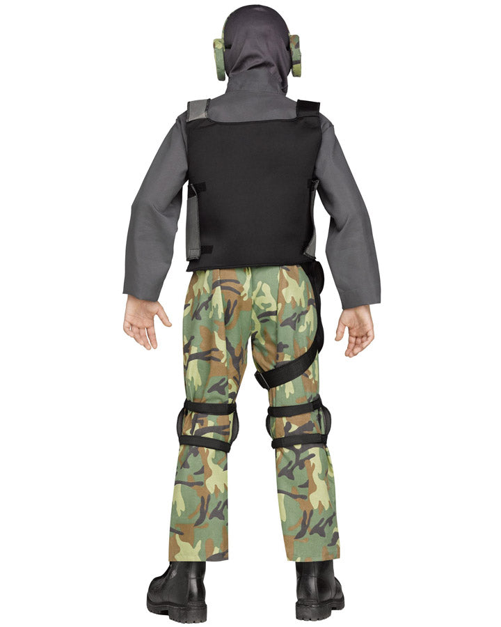 Skull Soldier Boys Costume
