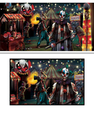 Creepy Carnival Sideshow Banner 1.6m