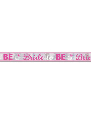 Bachelorette Party Bride to Be Foil Banner