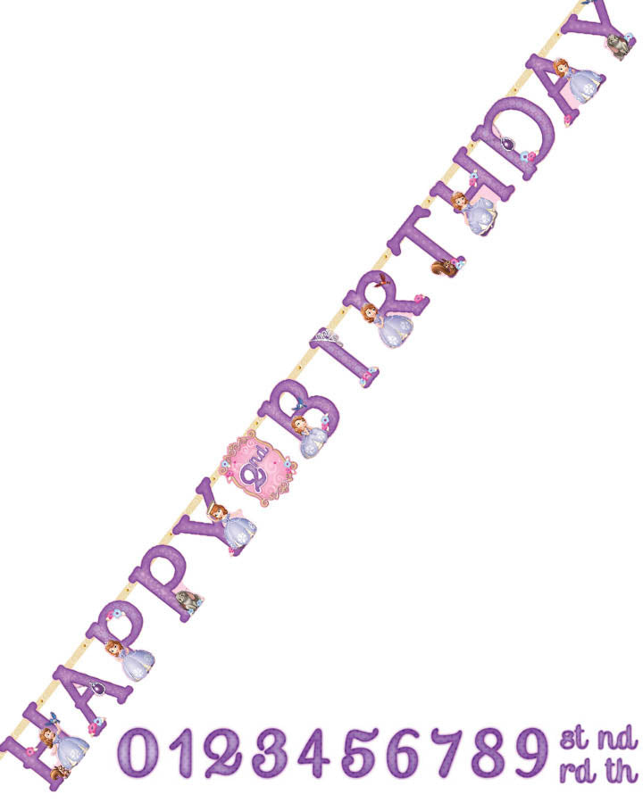 Sofia the First Add an Age Banner 3.2m