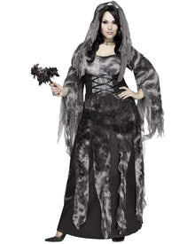 Cemetery Bride Womens Plus Size Halloween Costume