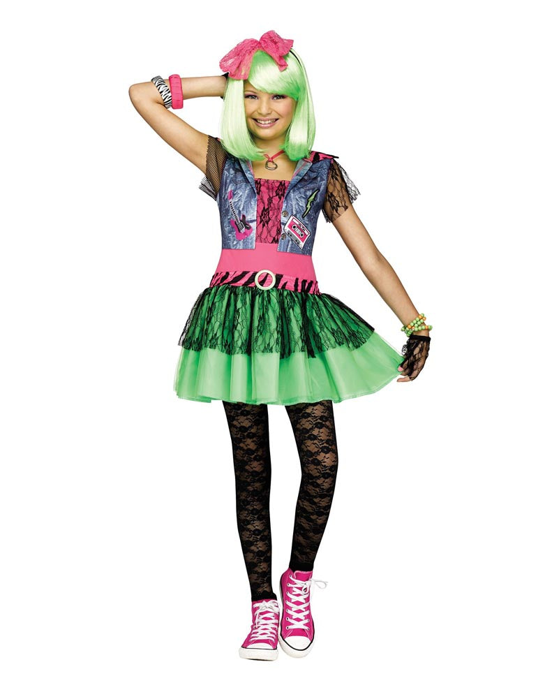 Rockin 80s Girls Costume