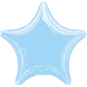 45cm Standard Star XL Metallic Pearl Pastel Blue Balloon