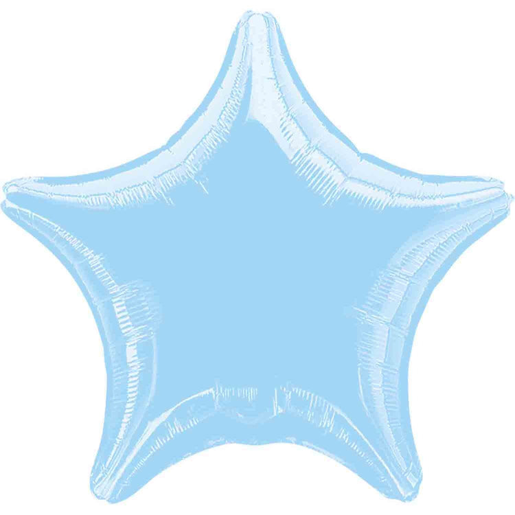 45cm Standard Star XL Metallic Pearl Pastel Blue Balloon