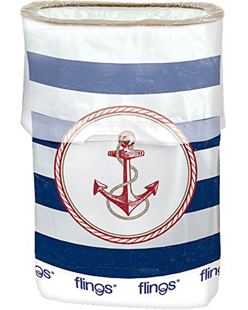 Nautical Plastic Bin Fling