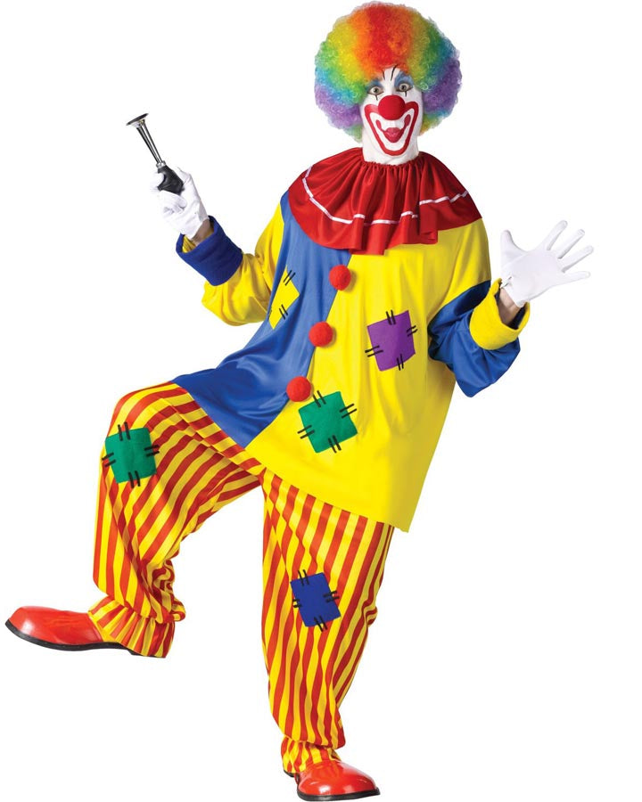 Big Top Clown Adult Plus Size Costume