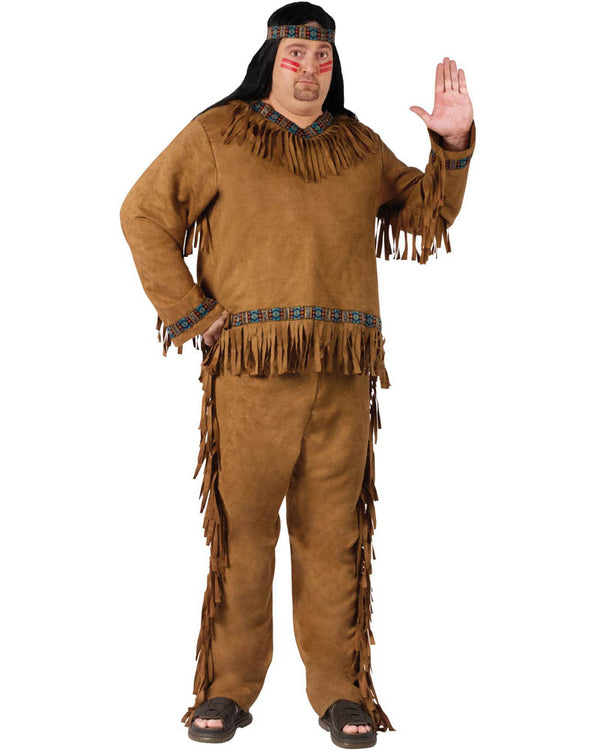 Native American Mens Plus Size Costume