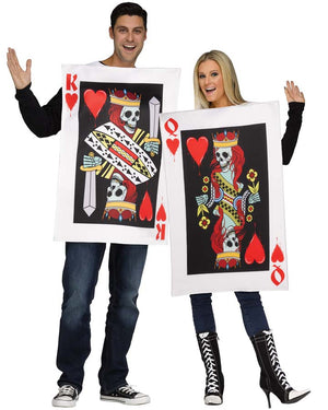 King and Queen of Hearts Couples Costume