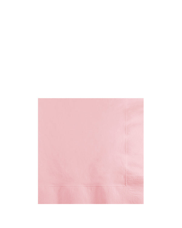 Classic Pink Beverage Napkins Pack of 50