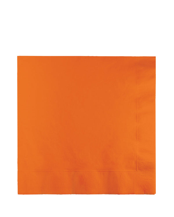 Sunkissed Orange Lunch Napkins Pack of 50