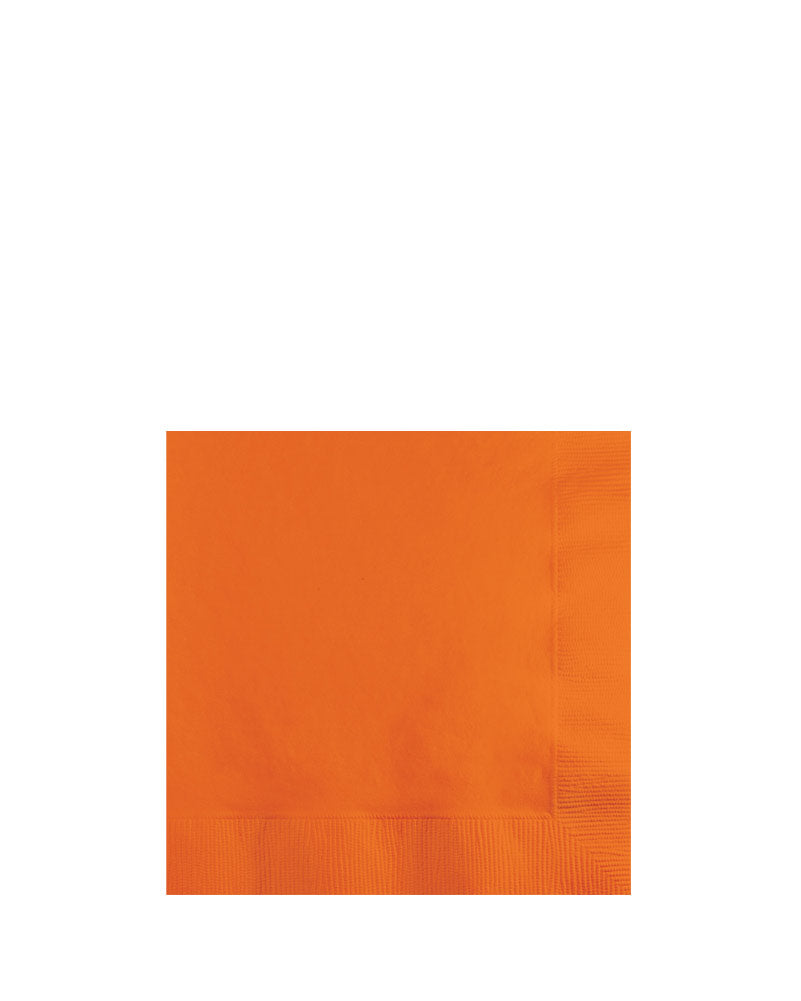Sunkissed Orange Beverage Napkins Pack of 50