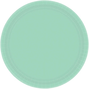 Paper Plates 26cm Round 20CT - Cool Mint Pack of 20