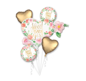 Bouquet Floral Sweet Baby Girl P75 Pack of 5