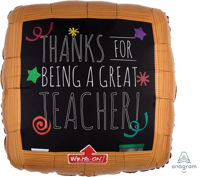 Jumbo Shape XL Write-On Wood Frame Blackboard Balloon