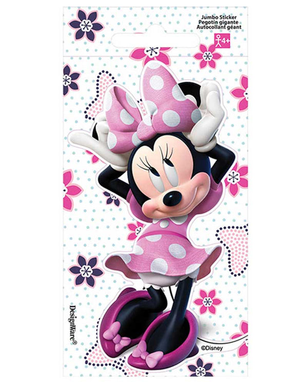 Disney Minnie Mouse Jumbo Sticker Pack of 6