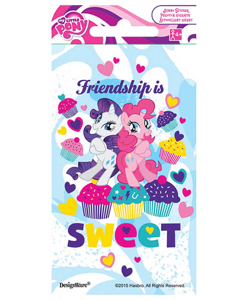 My Little Pony Jumbo Sticker Pack of 6