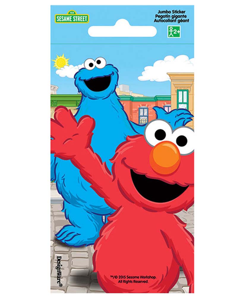 Sesame Street Jumbo Sticker Pack of 6