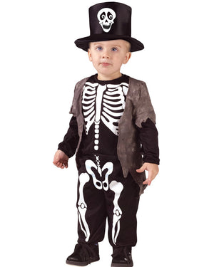 Happy Skeleton Boys Toddler Costume