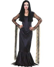 The Addams Family Morticia Addams Womens Halloween Costume
