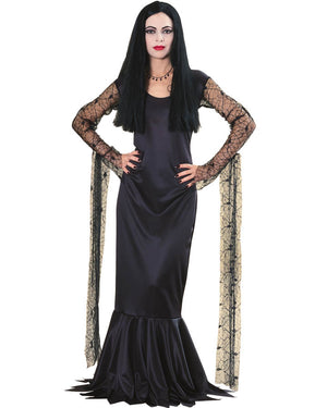 The Addams Family Morticia Womens Costume